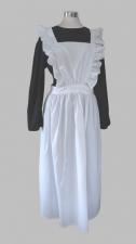 Ladies Victorian Edwardian Maid Costume with Mop Hat Size 16 - 18
